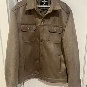 NWT Men's Tan Shirt Jacket
